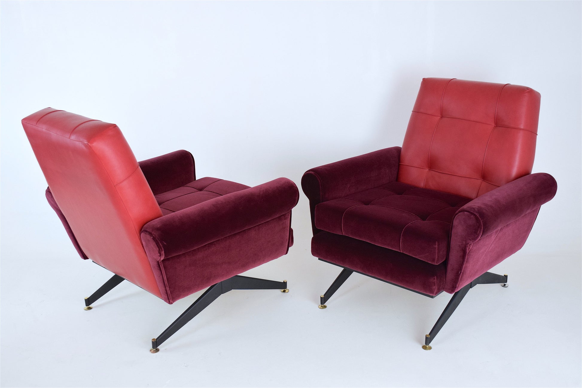 Pair of Italian Mid-Century Armchairs, 1950s - Spirit Gallery 