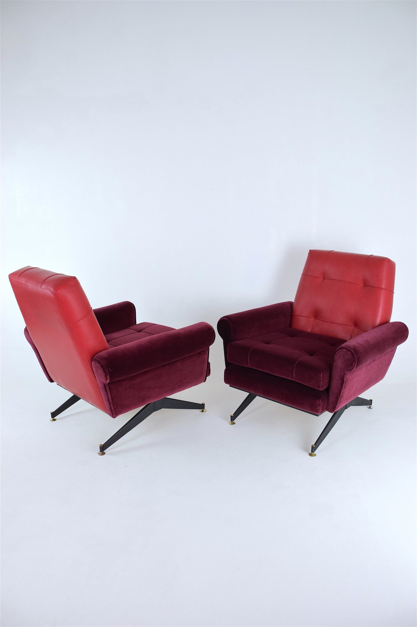Pair of Italian Mid-Century Armchairs, 1950s - Spirit Gallery 