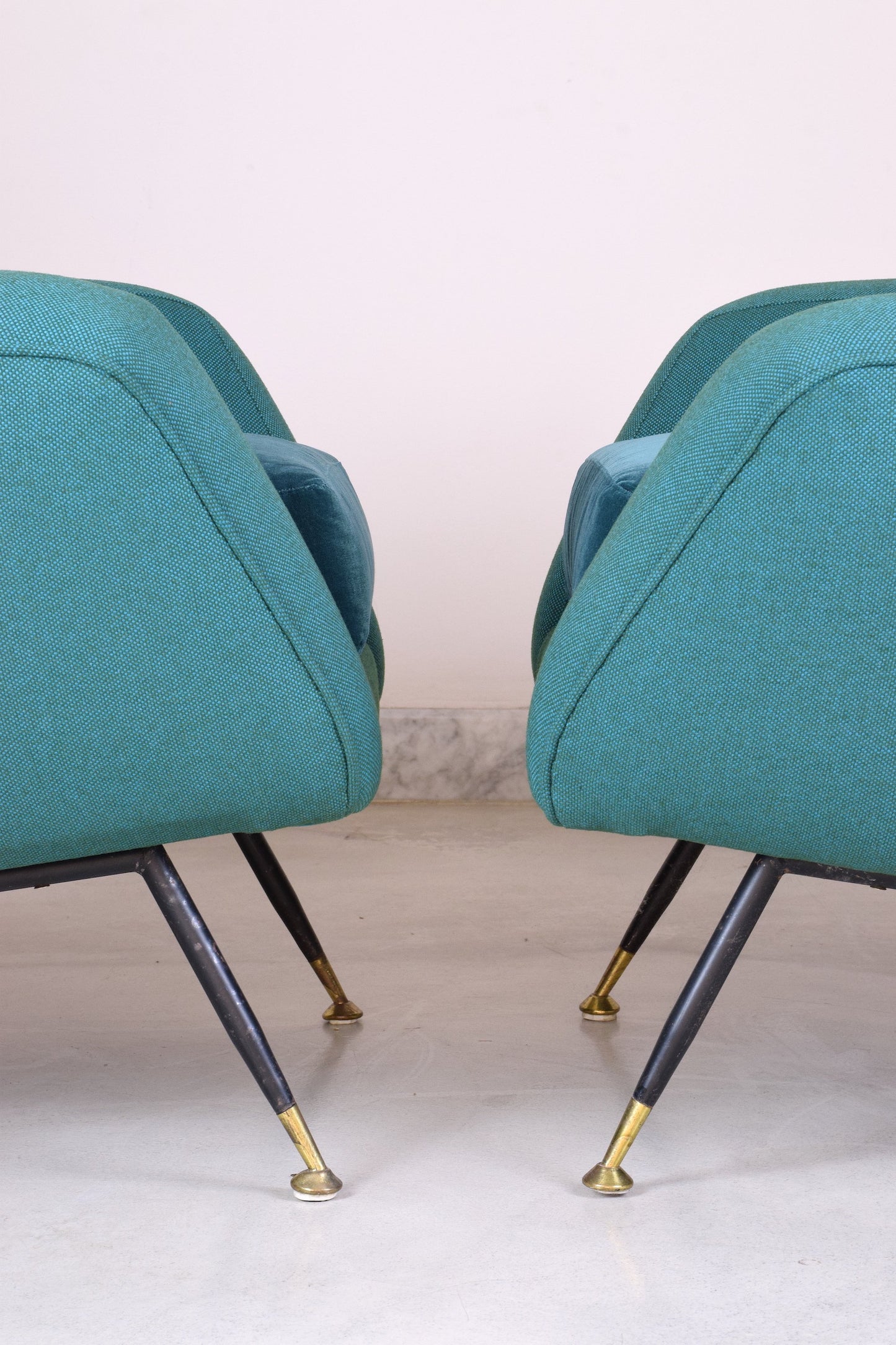 Pair of Italian Mid-Century Armchairs Attributed to Gigi Radice, 1950's - Spirit Gallery 