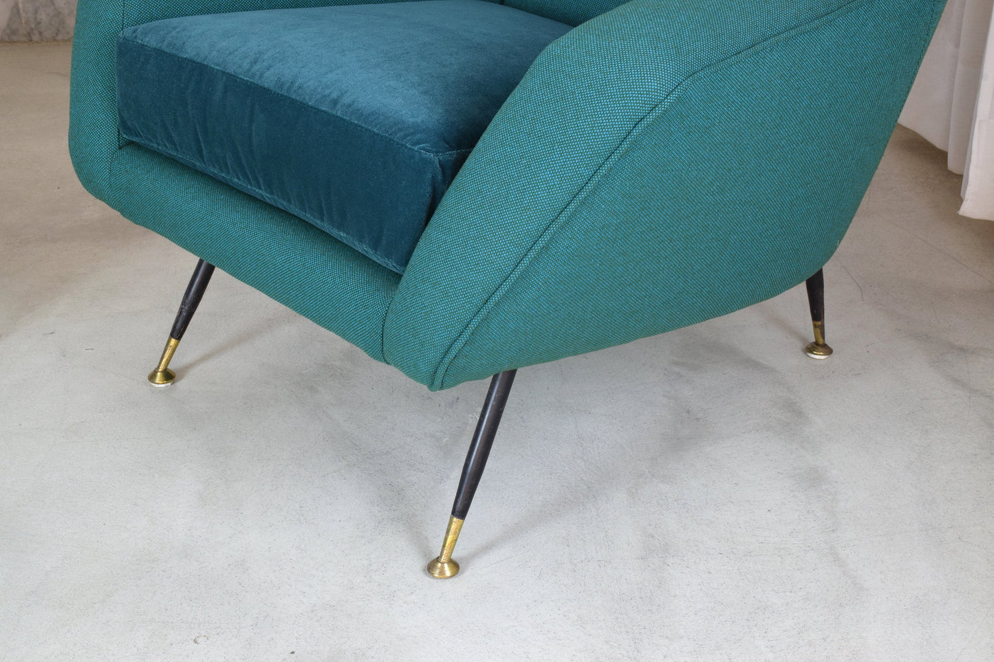 Pair of Italian Mid-Century Armchairs Attributed to Gigi Radice, 1950's - Spirit Gallery 