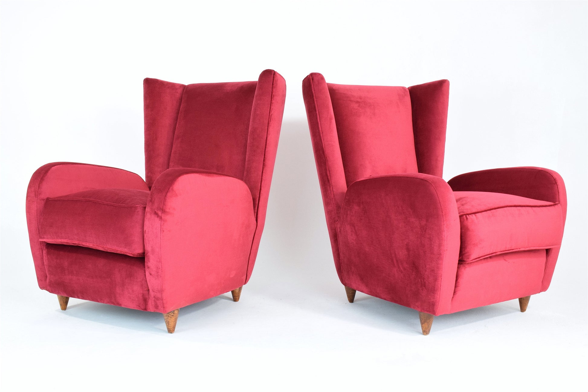 Pair of Italian Mid-Century Armchairs by Paolo Buffa, 1950's - Spirit Gallery 