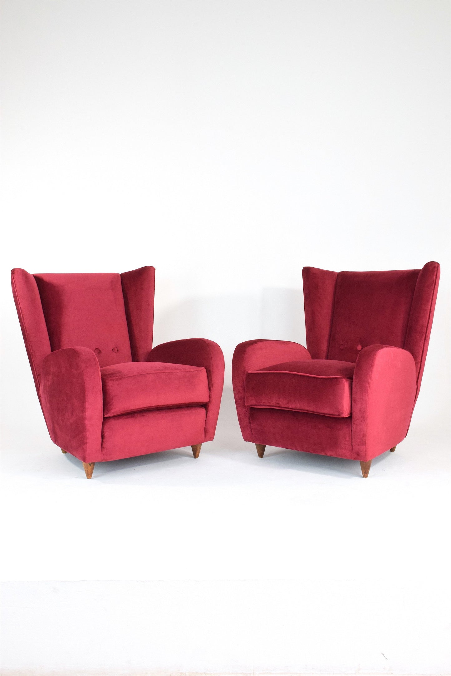 Pair of Italian Mid-Century Armchairs by Paolo Buffa, 1950's - Spirit Gallery 