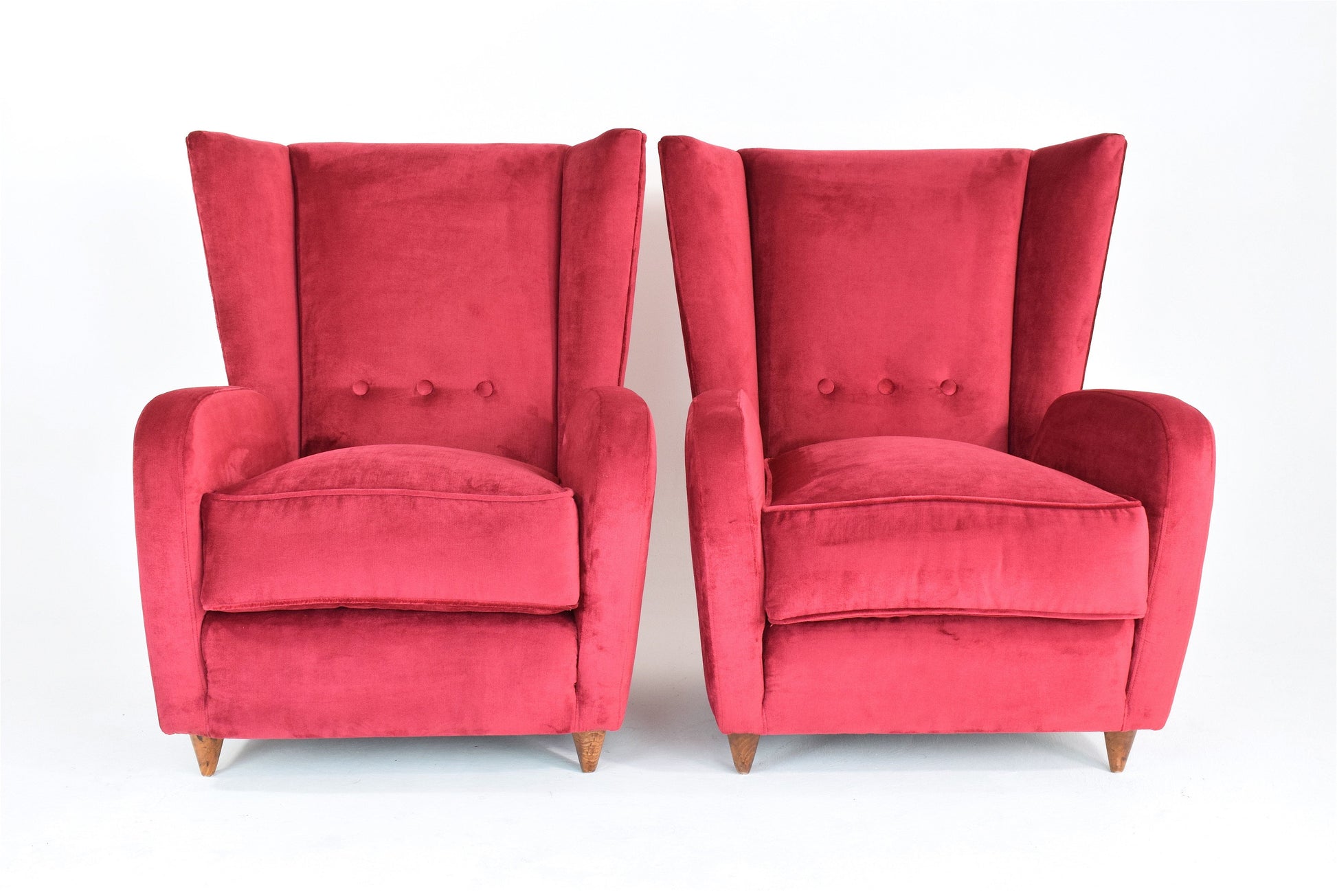 Pair of Italian Mid-Century Armchairs by Paolo Buffa, 1950's - Spirit Gallery 