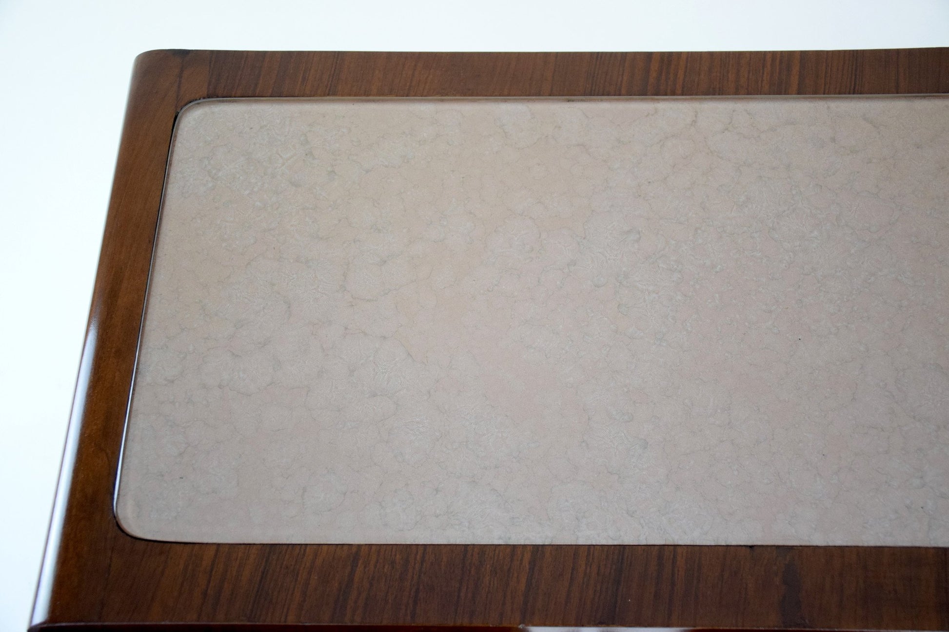 Pair of Italian Rosewood Night Stands In The Style of Vittorio Dassi, 1950's - Spirit Gallery 