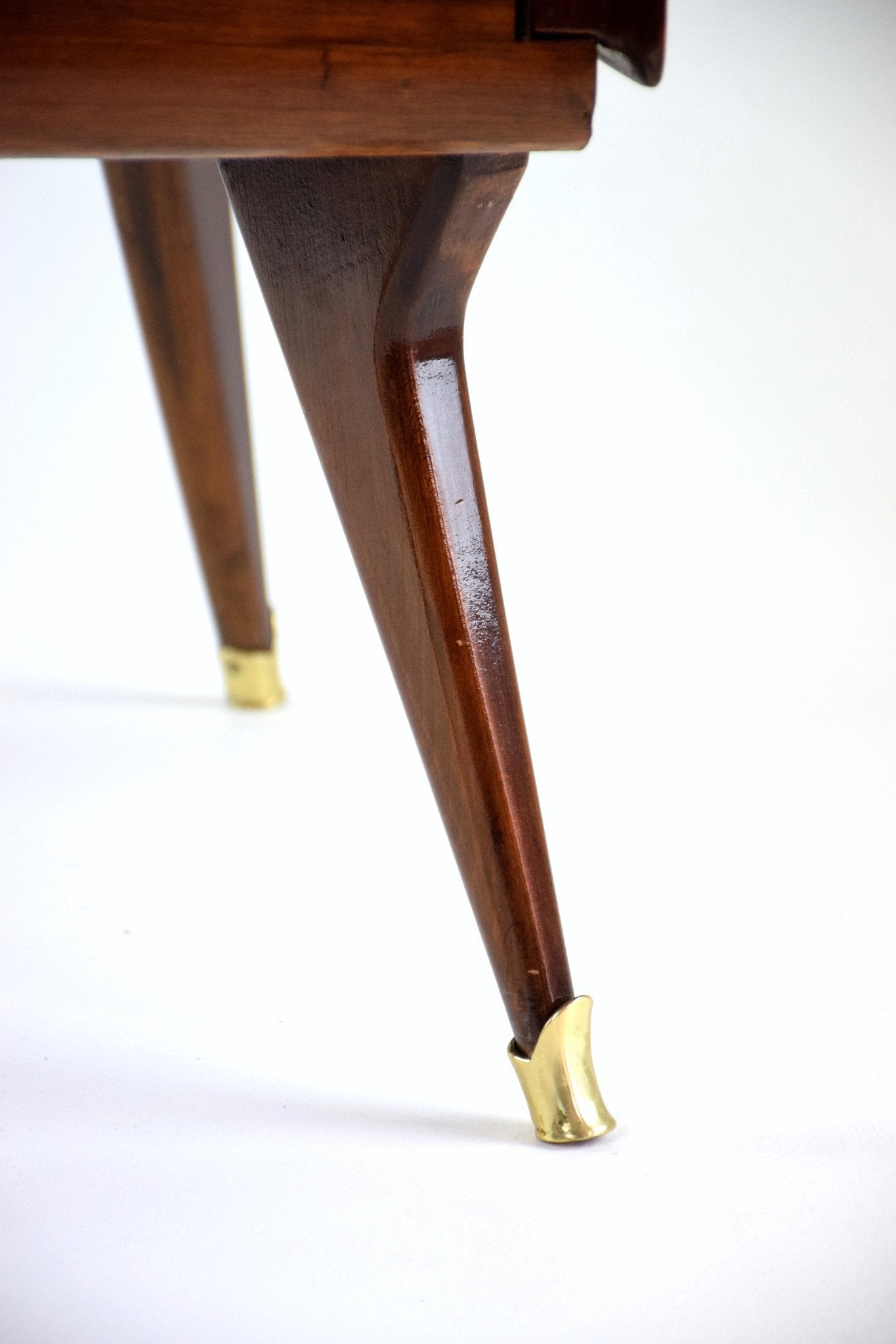 Pair of Italian Rosewood Night Stands In The Style of Vittorio Dassi, 1950's - Spirit Gallery 