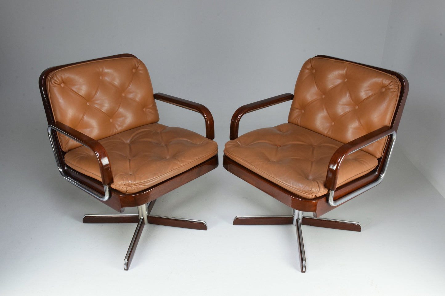 Pair of Mid-Century Modern Office Chairs by AG Barcelona, 1970's - Spirit Gallery 