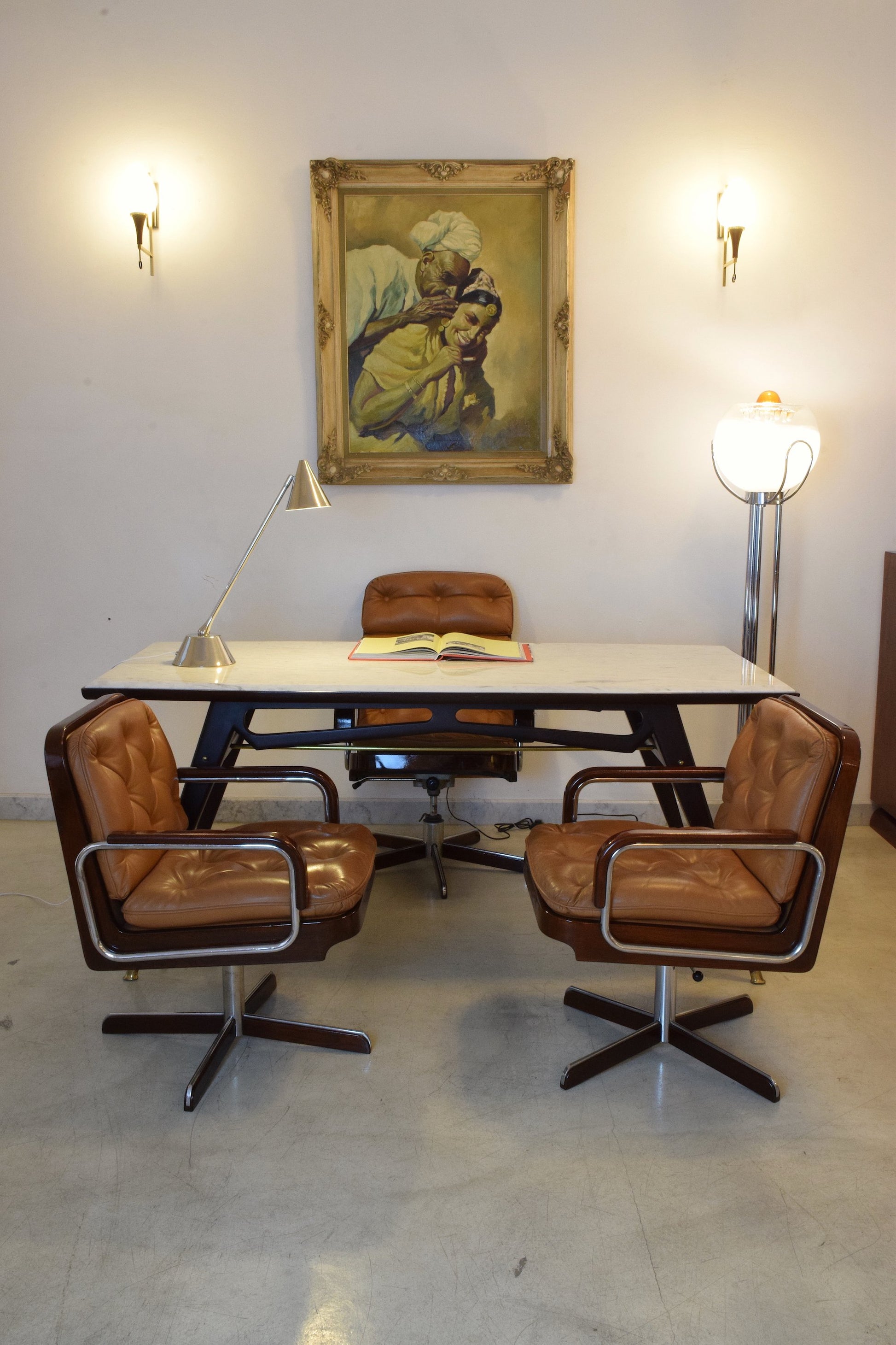 Pair of Mid-Century Modern Office Chairs by AG Barcelona, 1970's - Spirit Gallery 