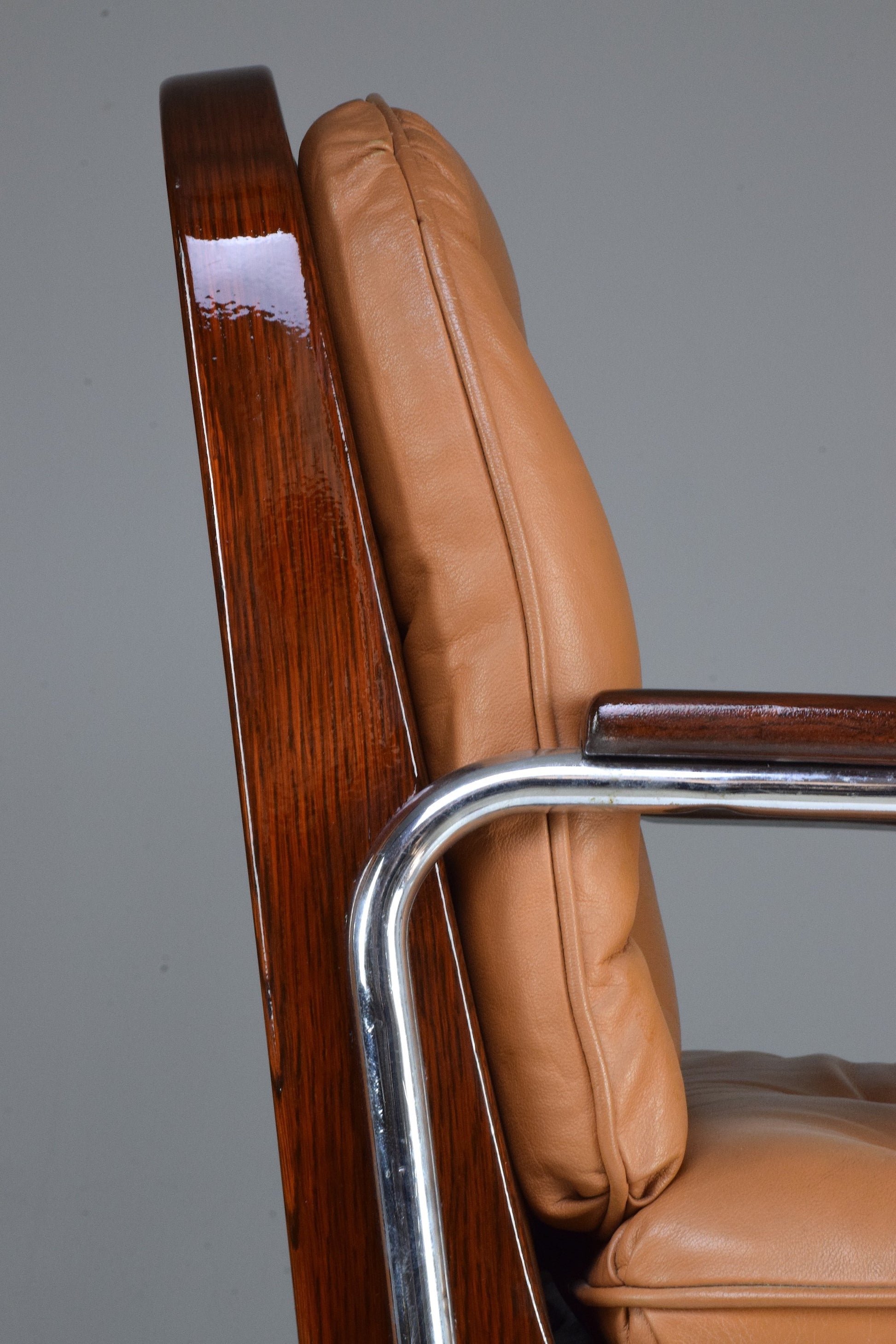 Pair of Mid-Century Modern Office Chairs by AG Barcelona, 1970's - Spirit Gallery 