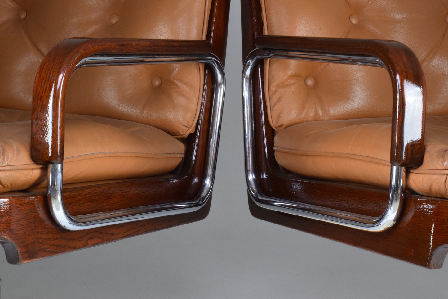 Pair of Mid-Century Modern Office Chairs by AG Barcelona, 1970's - Spirit Gallery 