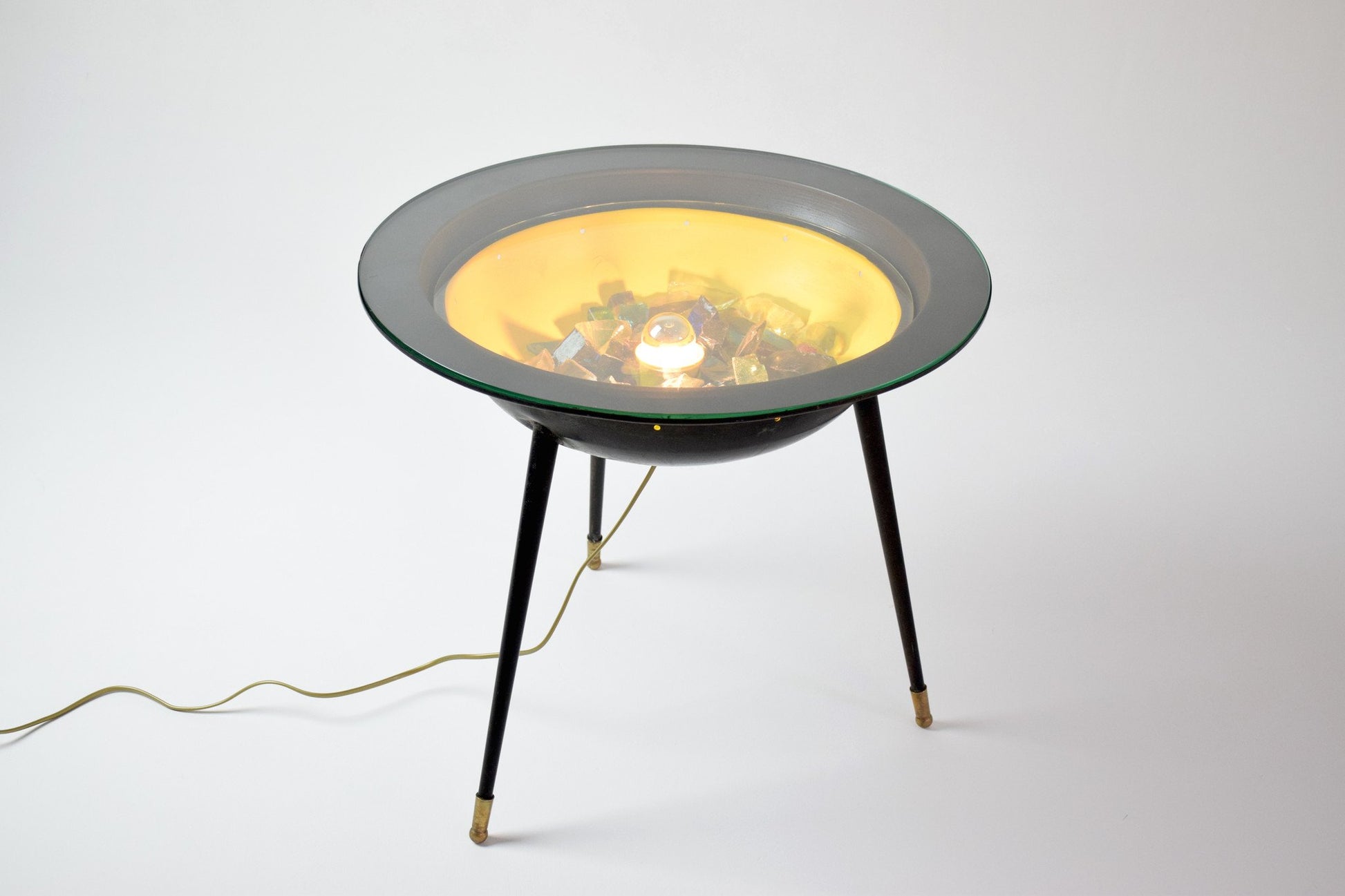 Pair of Space Age Tables with Integrated Lighting, France, 1950's - Spirit Gallery 