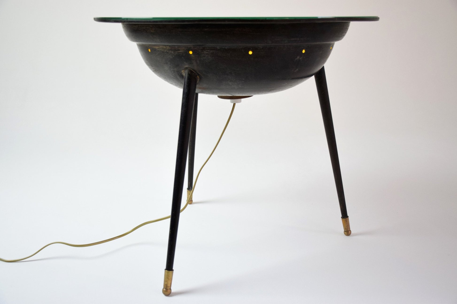 Pair of Space Age Tables with Integrated Lighting, France, 1950's - Spirit Gallery 