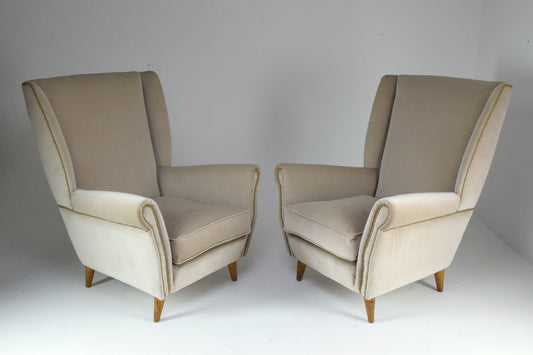 Pair of Vintage Amrchairs by Gio Ponti, 1940's - Spirit Gallery 