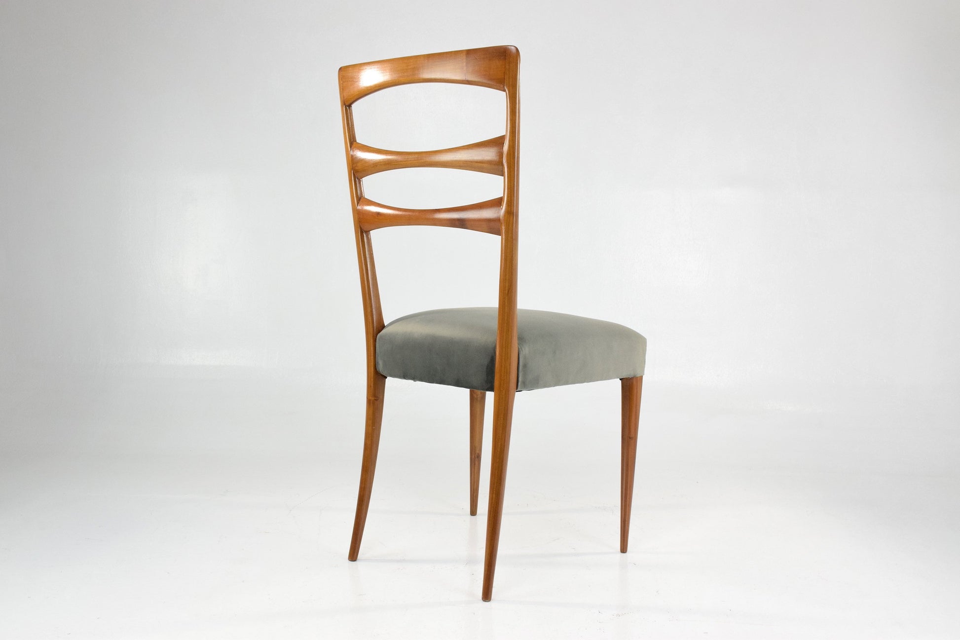 Paolo Buffa Style Italian Dining Chairs, 1950's, Set of 6 - Spirit Gallery 