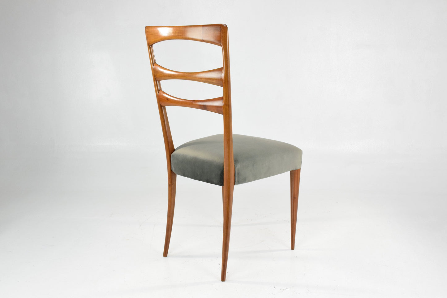 Paolo Buffa Style Italian Dining Chairs, 1950's, Set of 6 - Spirit Gallery 