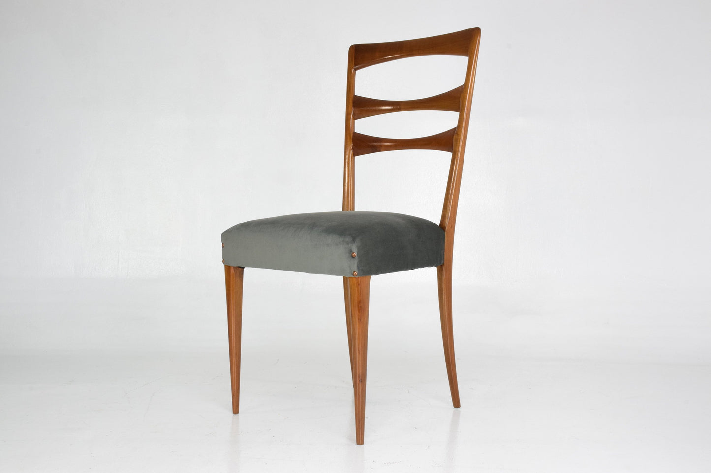 Paolo Buffa Style Italian Dining Chairs, 1950's, Set of 6 - Spirit Gallery 