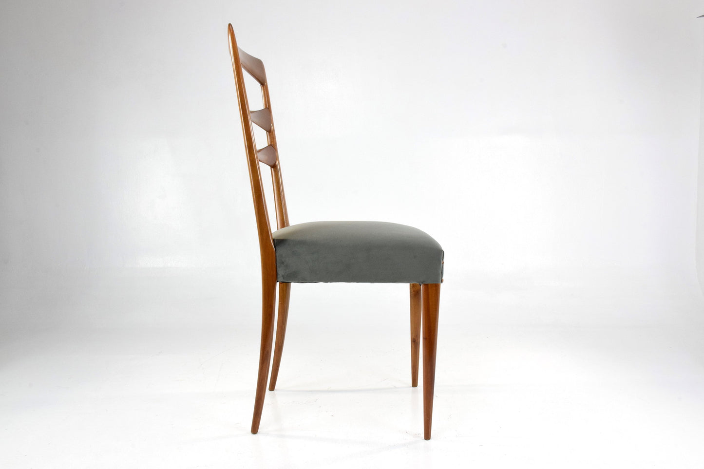 Paolo Buffa Style Italian Dining Chairs, 1950's, Set of 6 - Spirit Gallery 