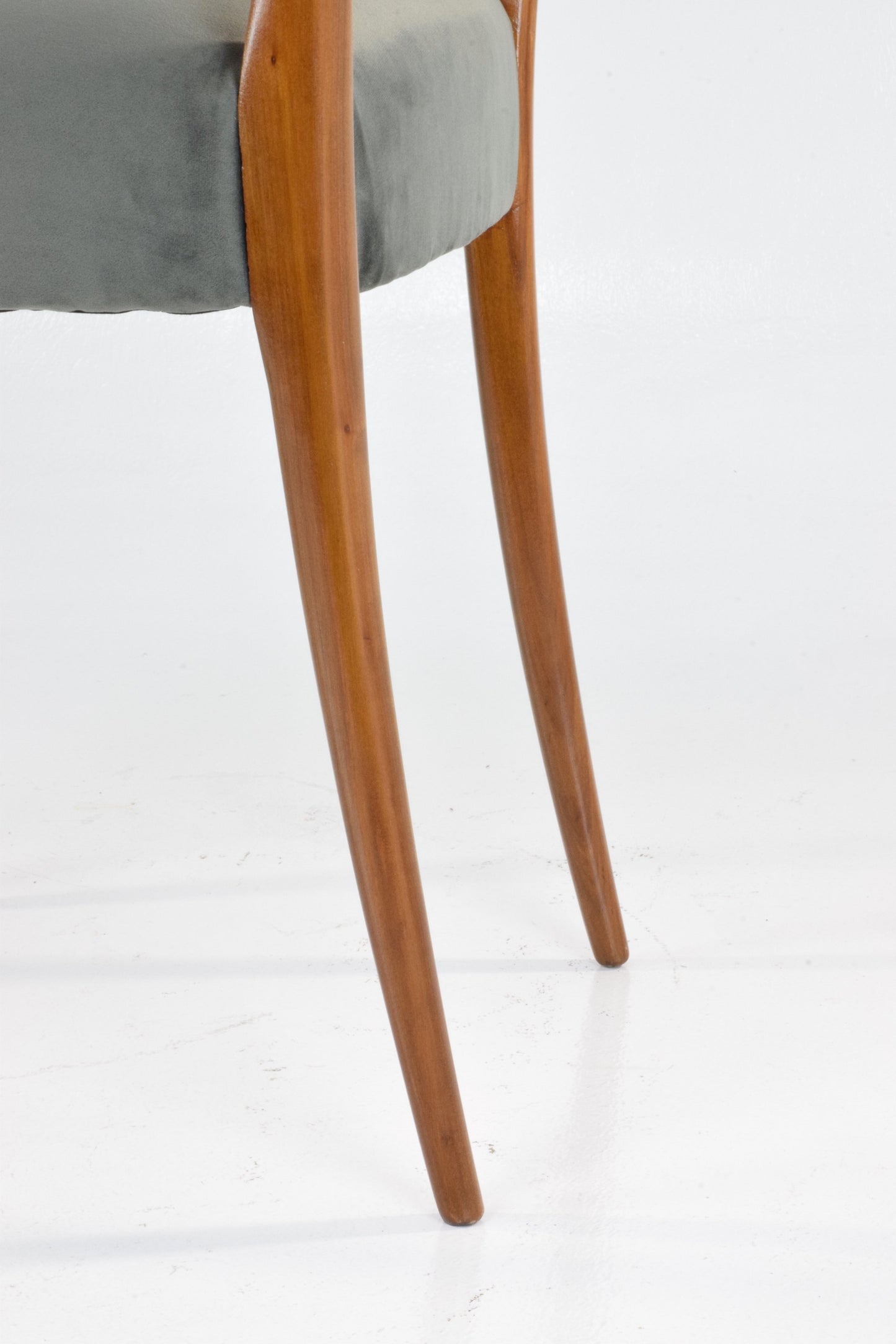 Paolo Buffa Style Italian Dining Chairs, 1950's, Set of 6 - Spirit Gallery 