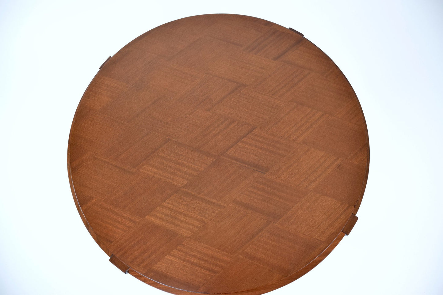 Parquetry Gueridon Table by Jules Leleu, France, 1930's - Spirit Gallery 