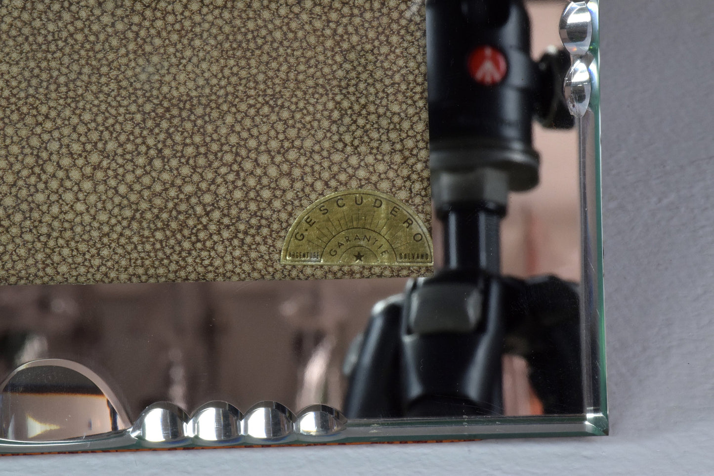 Set of Three French Vintage Cut Glass Frames by G.Escudero, 1950s - Spirit Gallery 