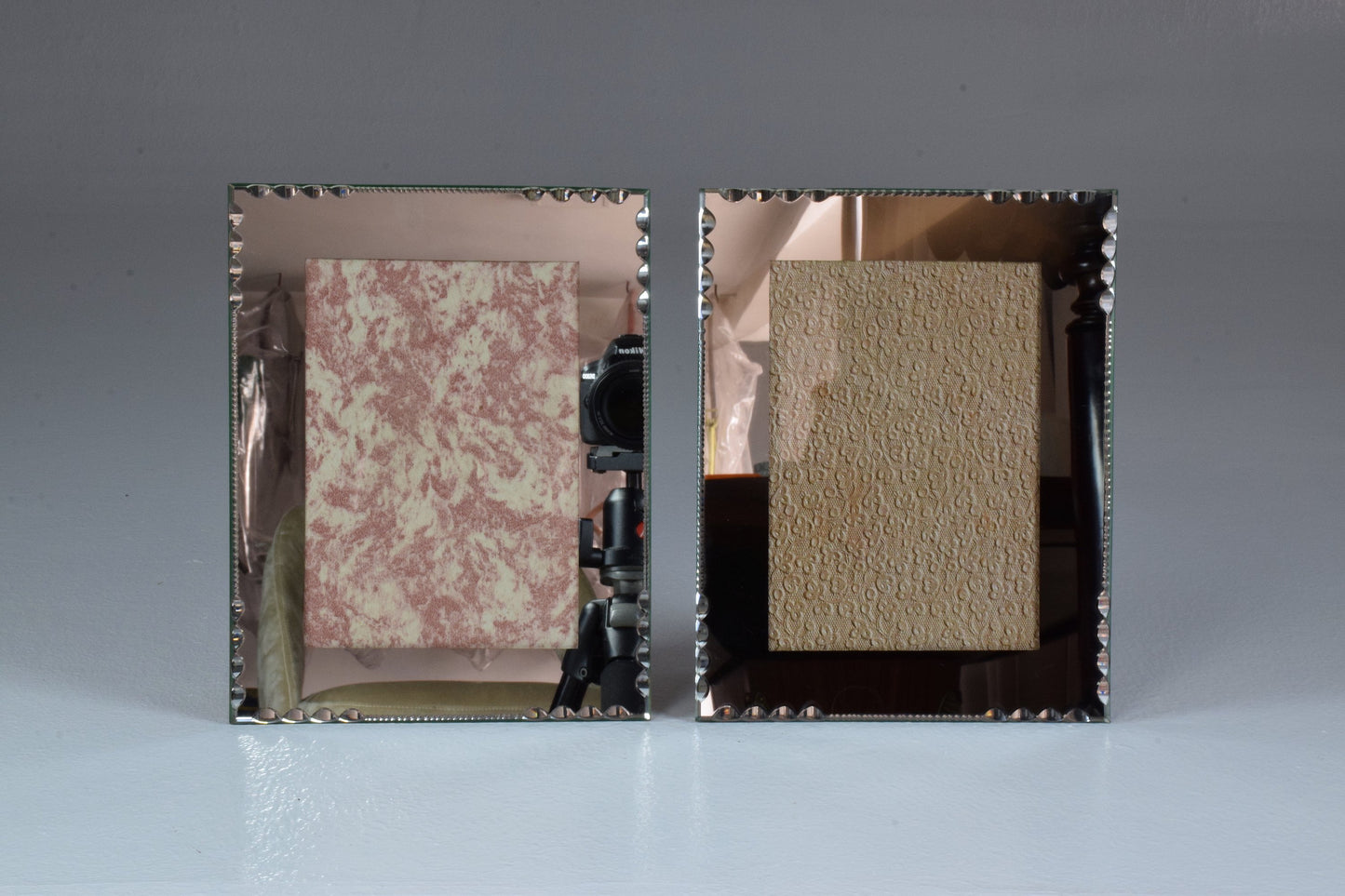 Set of Three French Vintage Cut Glass Frames by G.Escudero, 1950s - Spirit Gallery 