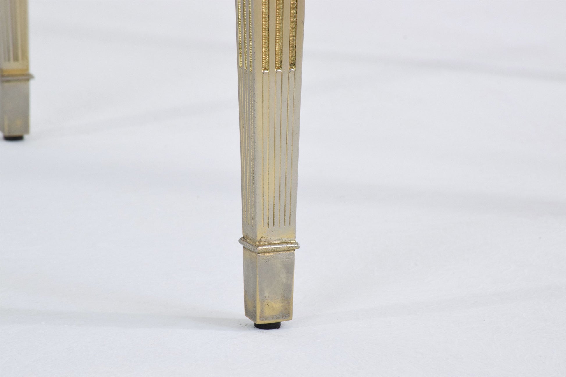 Silvered Brass Coffee or Side Table, France, 1970's - Spirit Gallery 