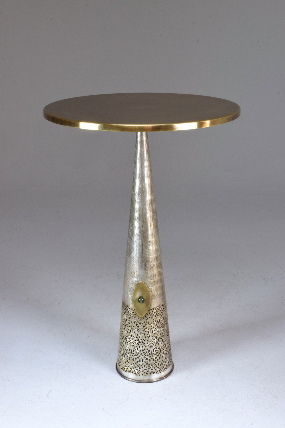 Silvered Brass Openwork Gueridon, Confinement Collection by JAS - Spirit Gallery 