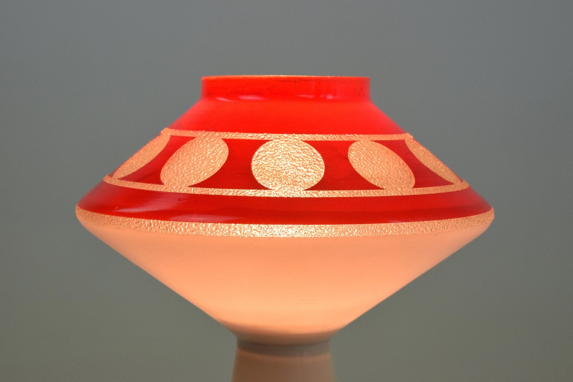 Space Age Opal Glass Table Lamp, 1970's - Spirit Gallery 