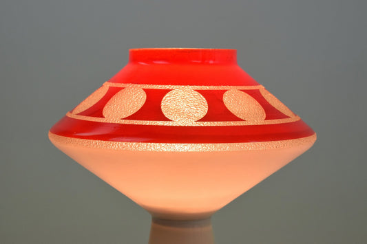 Space Age Opal Glass Table Lamp, 1970's - Spirit Gallery 