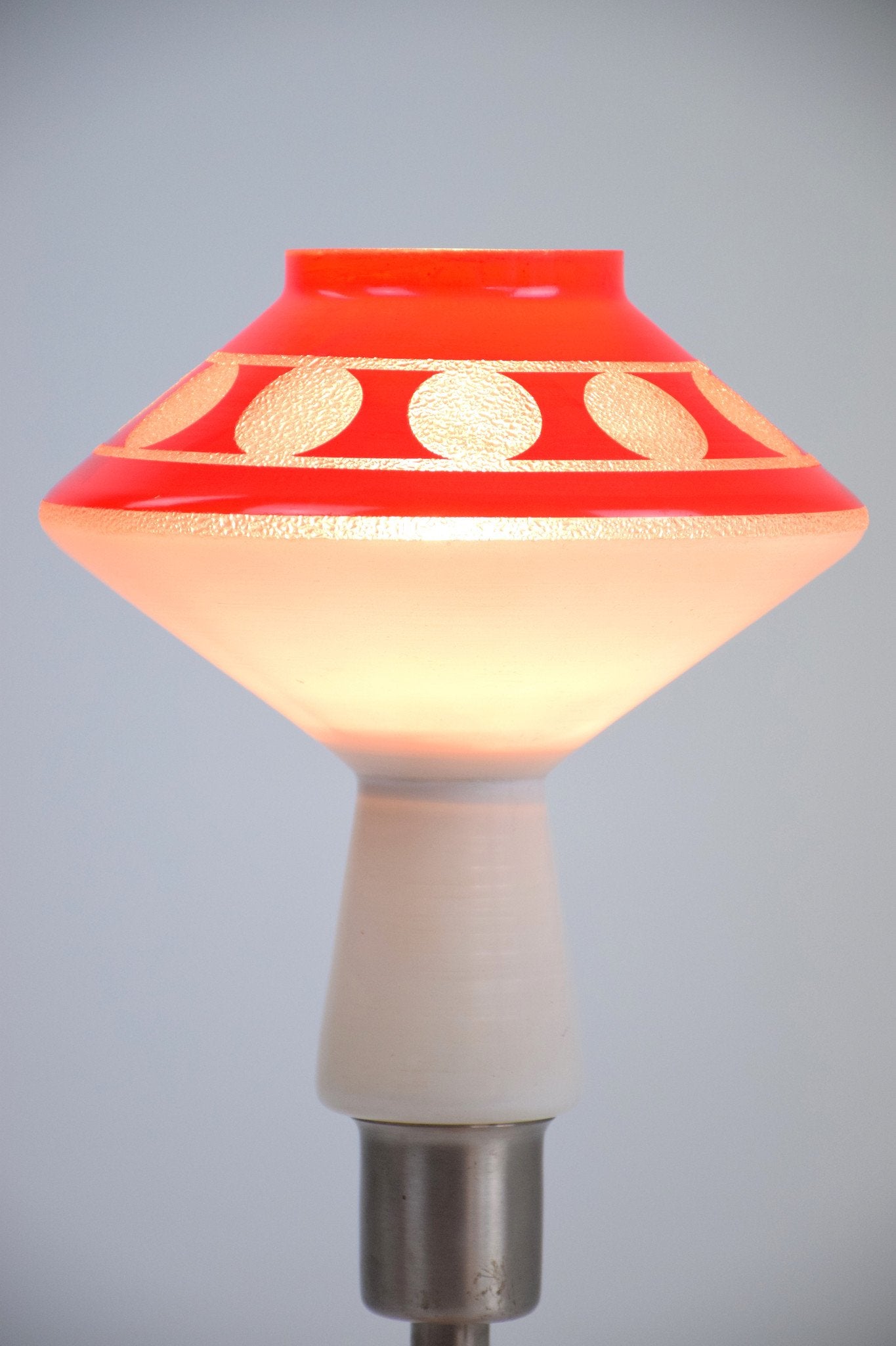 Space Age Opal Glass Table Lamp, 1970's - Spirit Gallery 