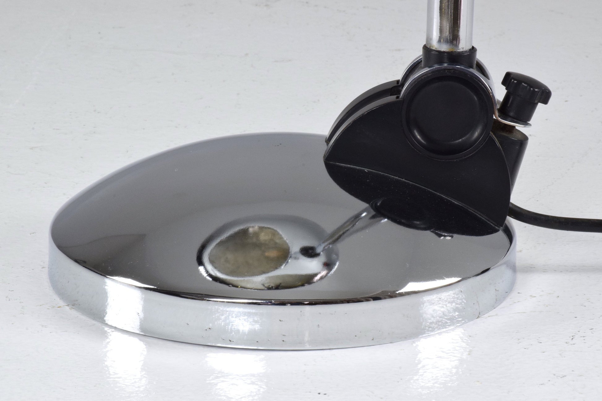 Spanish Vintage Chrome Desk Lamp by Fase, 1950's - Spirit Gallery 