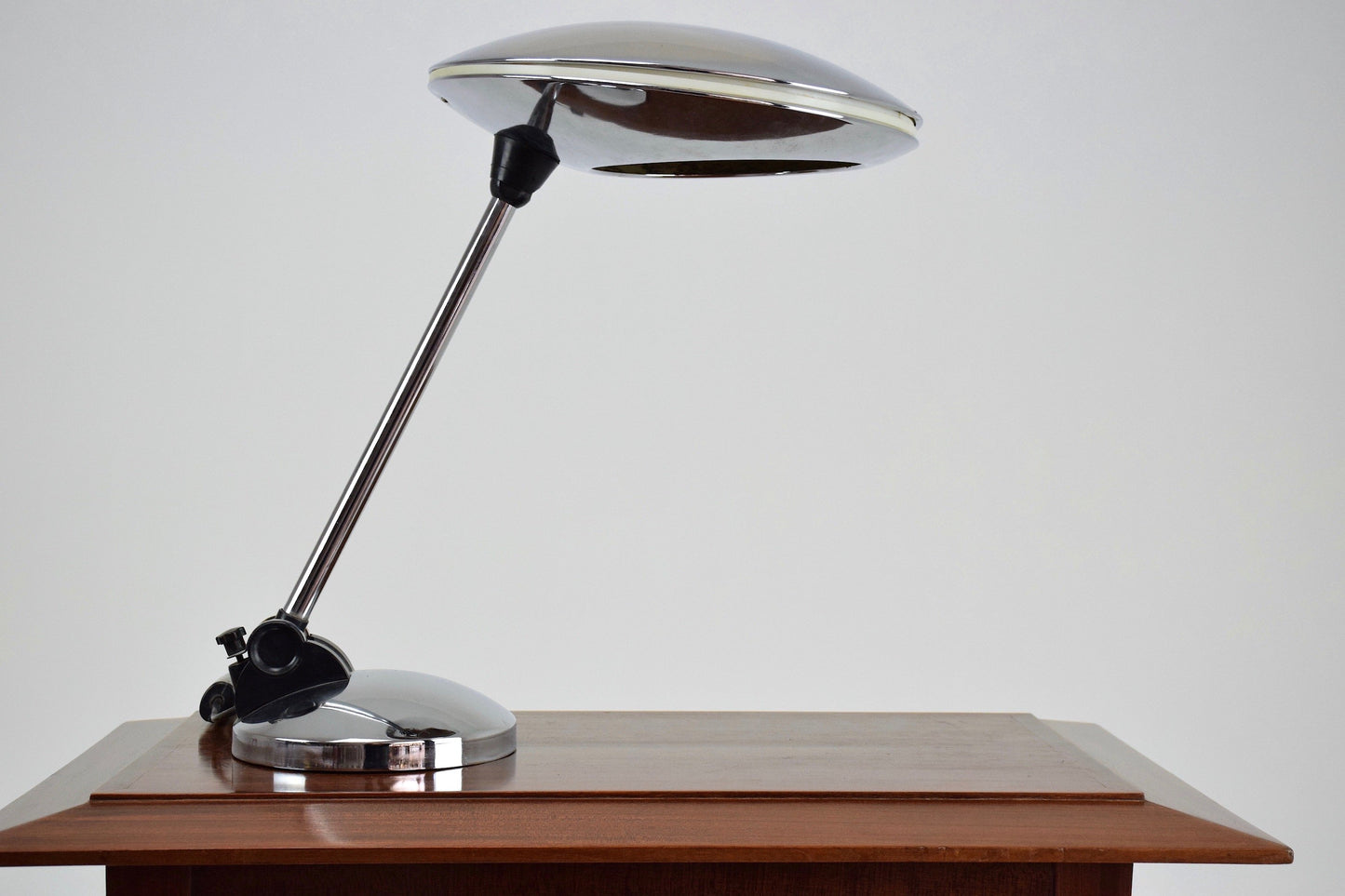 Spanish Vintage Chrome Desk Lamp by Fase, 1950's - Spirit Gallery 