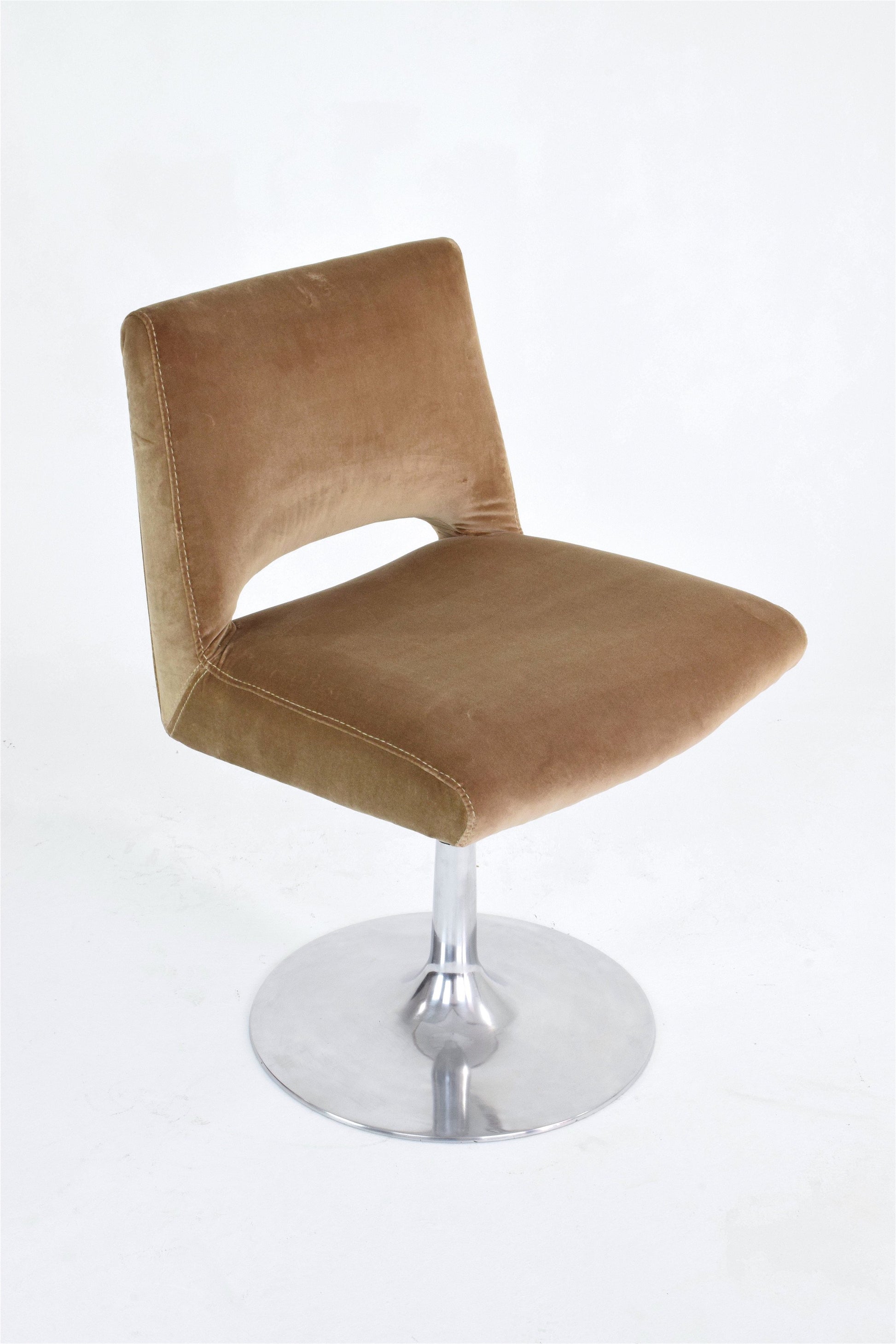 Velvet Tulip Chair, France, 1970's - Spirit Gallery 