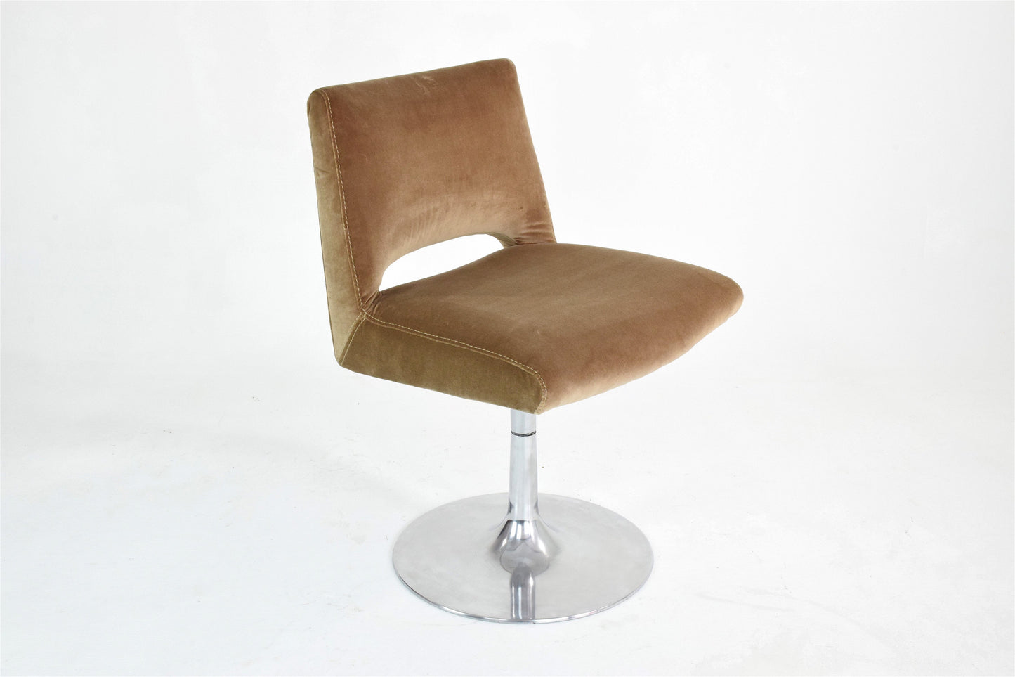 Velvet Tulip Chair, France, 1970's - Spirit Gallery 