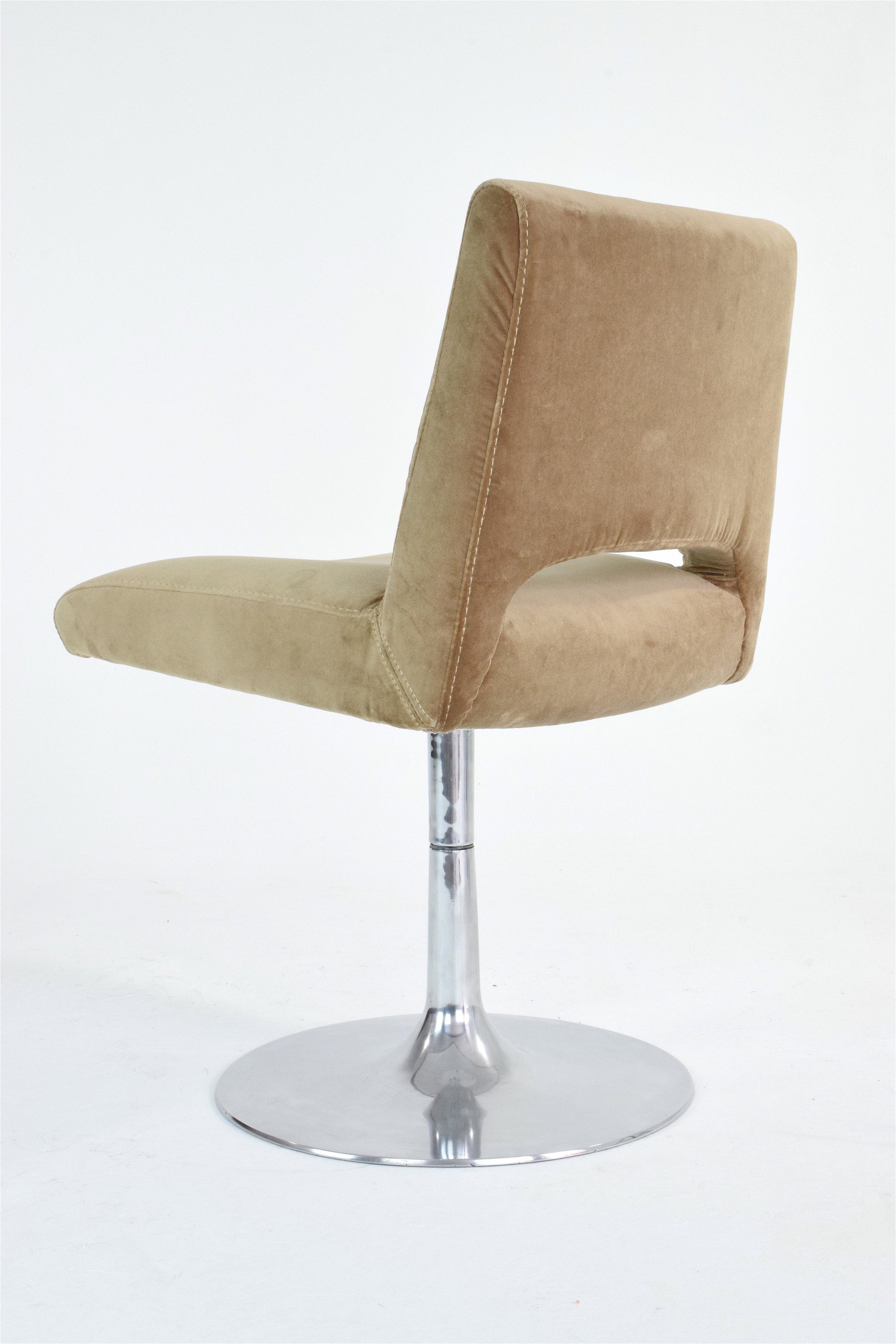 Velvet Tulip Chair, France, 1970's - Spirit Gallery 