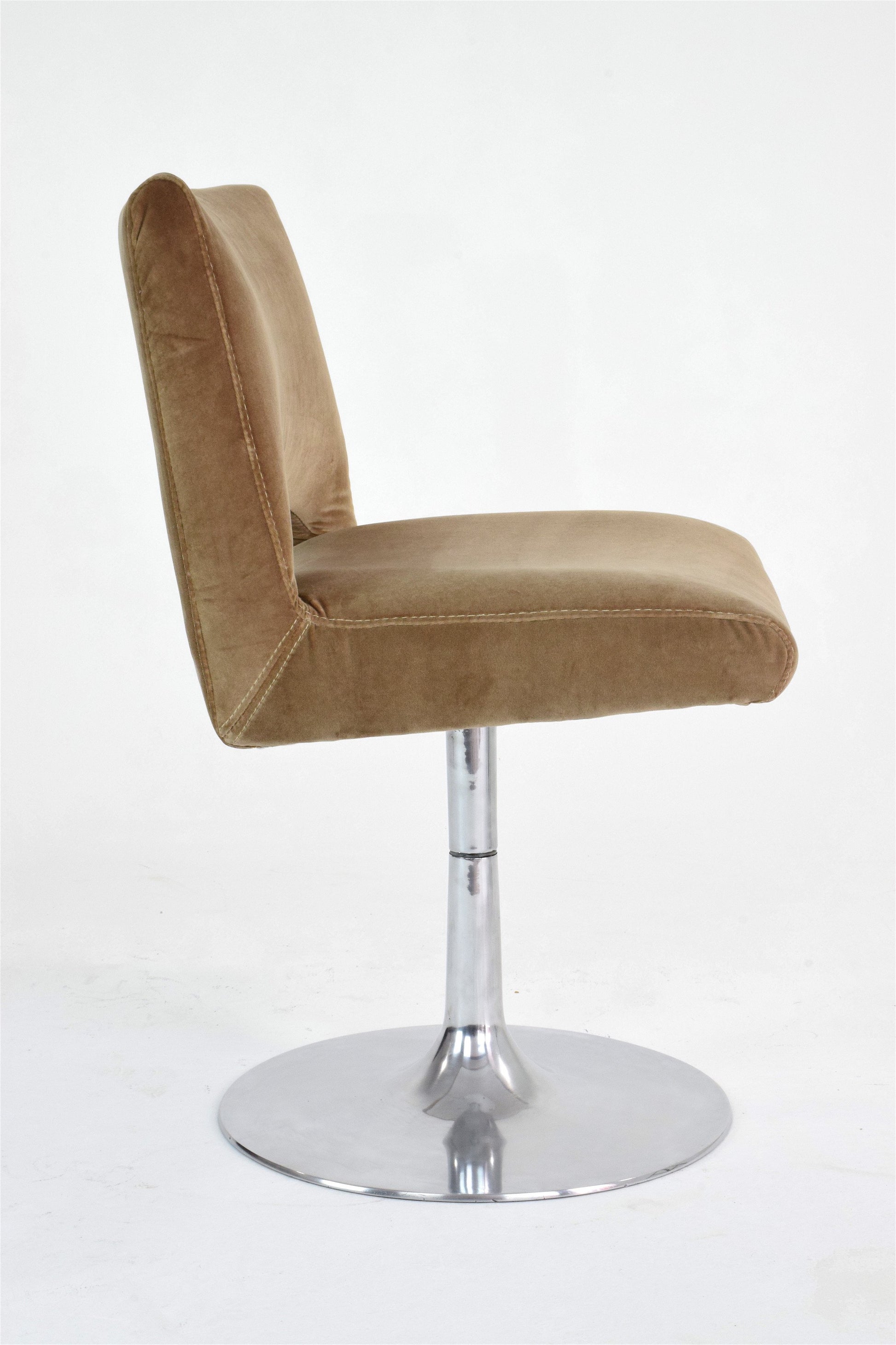 Velvet Tulip Chair, France, 1970's - Spirit Gallery 
