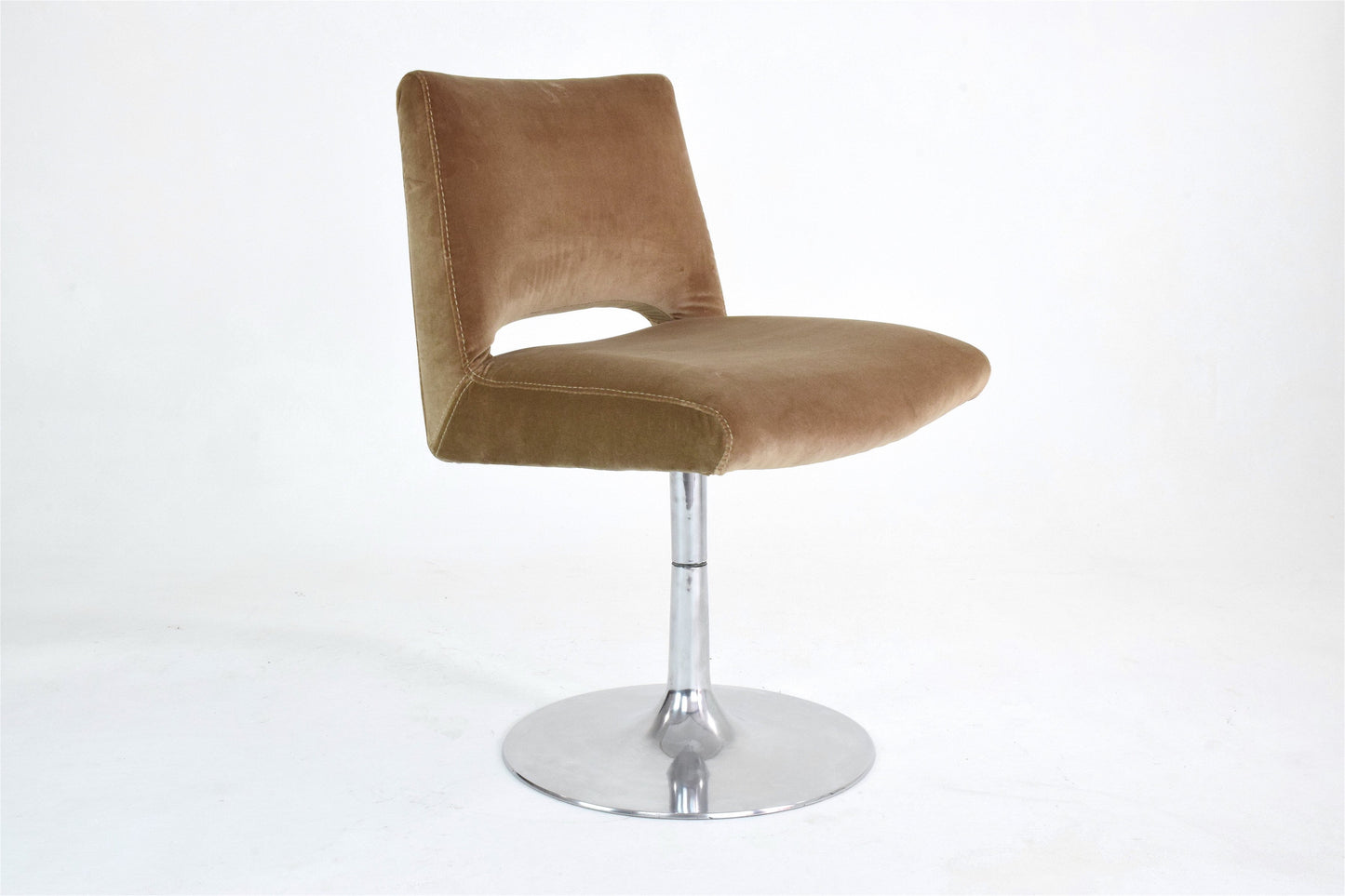 Velvet Tulip Chair, France, 1970's - Spirit Gallery 