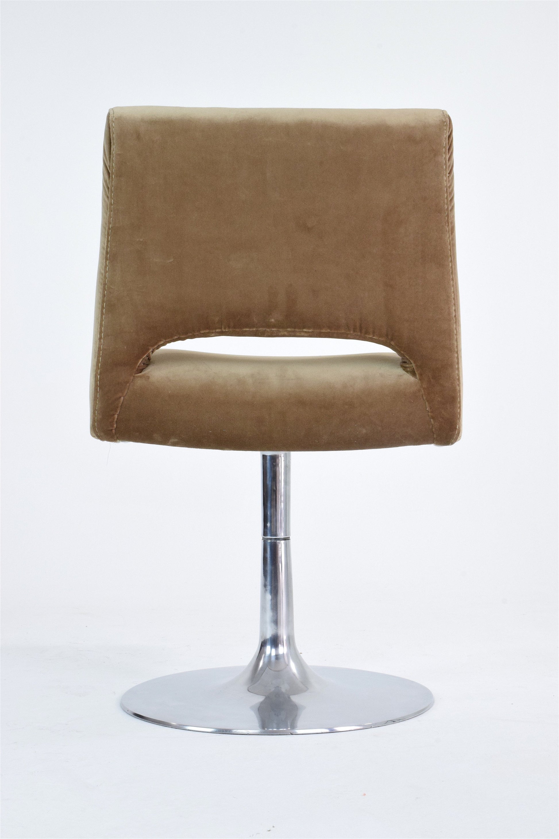 Velvet Tulip Chair, France, 1970's - Spirit Gallery 