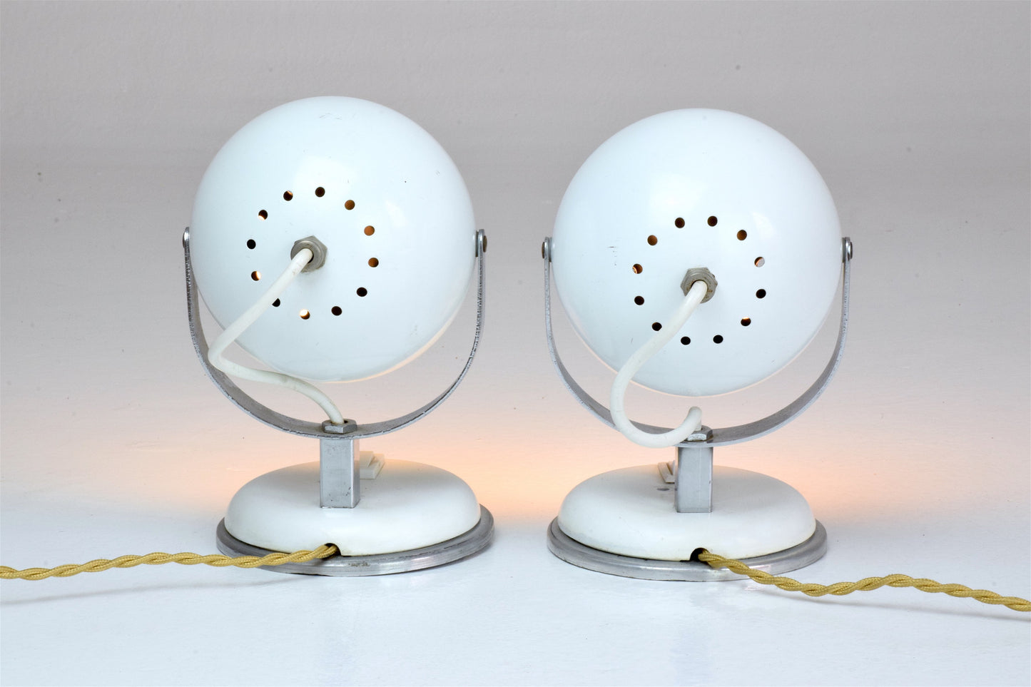 Vintage Eyeball Lamps, 1970s, Set of 2 - Spirit Gallery 