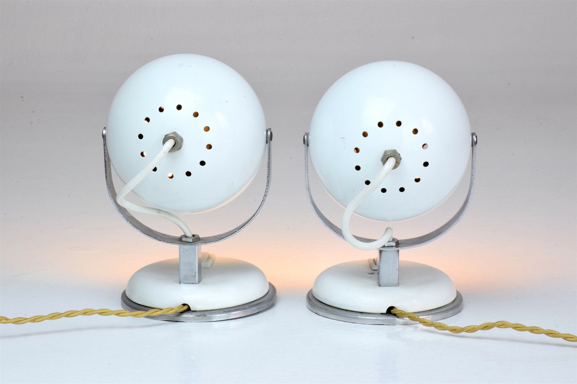 Vintage Eyeball Lamps, 1970s, Set of 2 - Spirit Gallery 