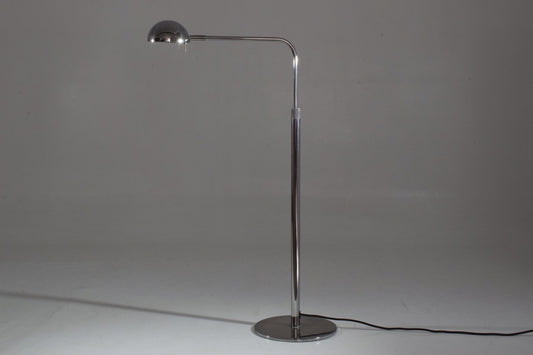 Vintage Height Adjustable Chrome Floor Lamp, 1980-1990 - Spirit Gallery 