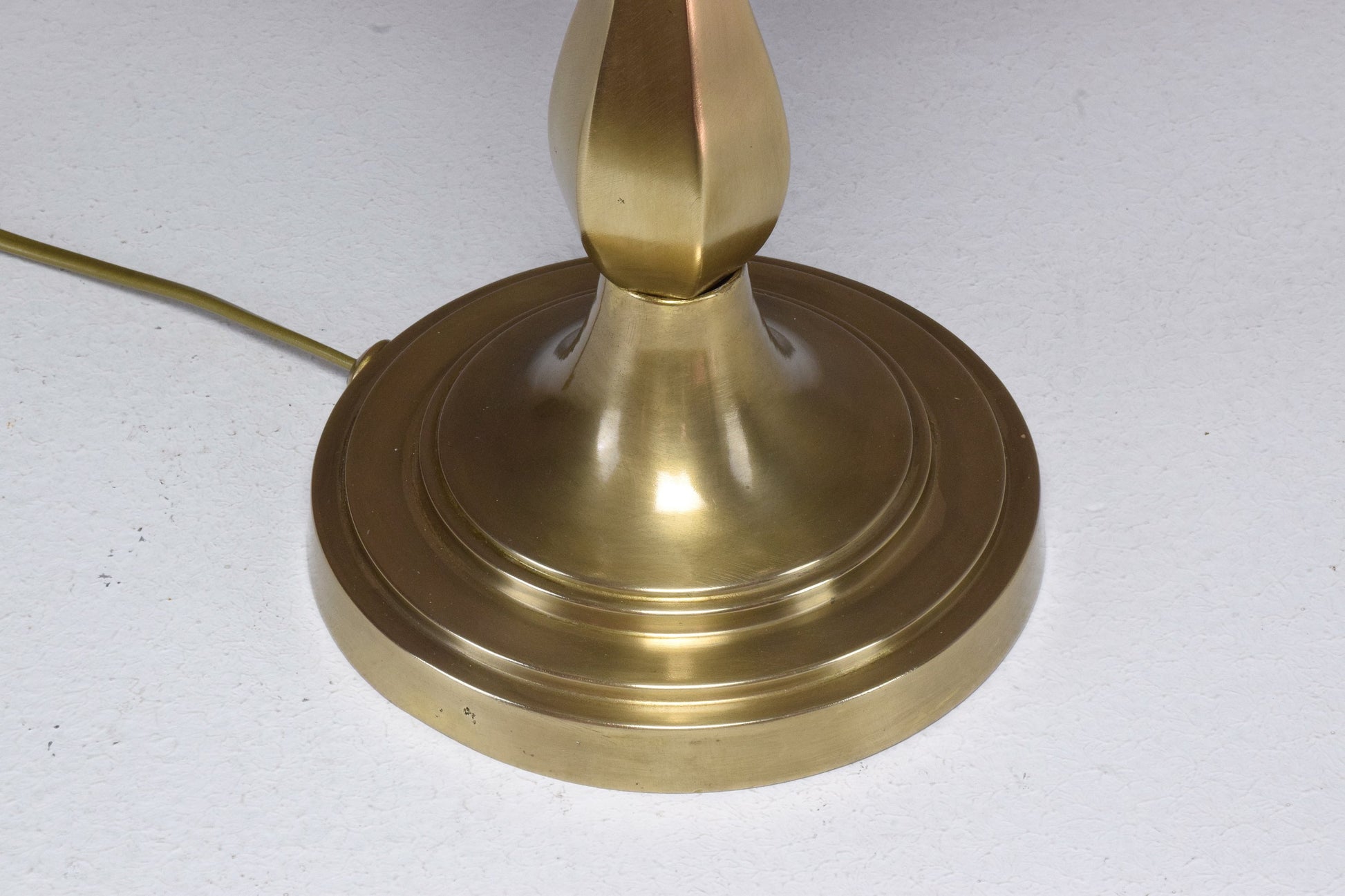 Vintage Three-Light Brass Glass Table Lamp - Spirit Gallery 