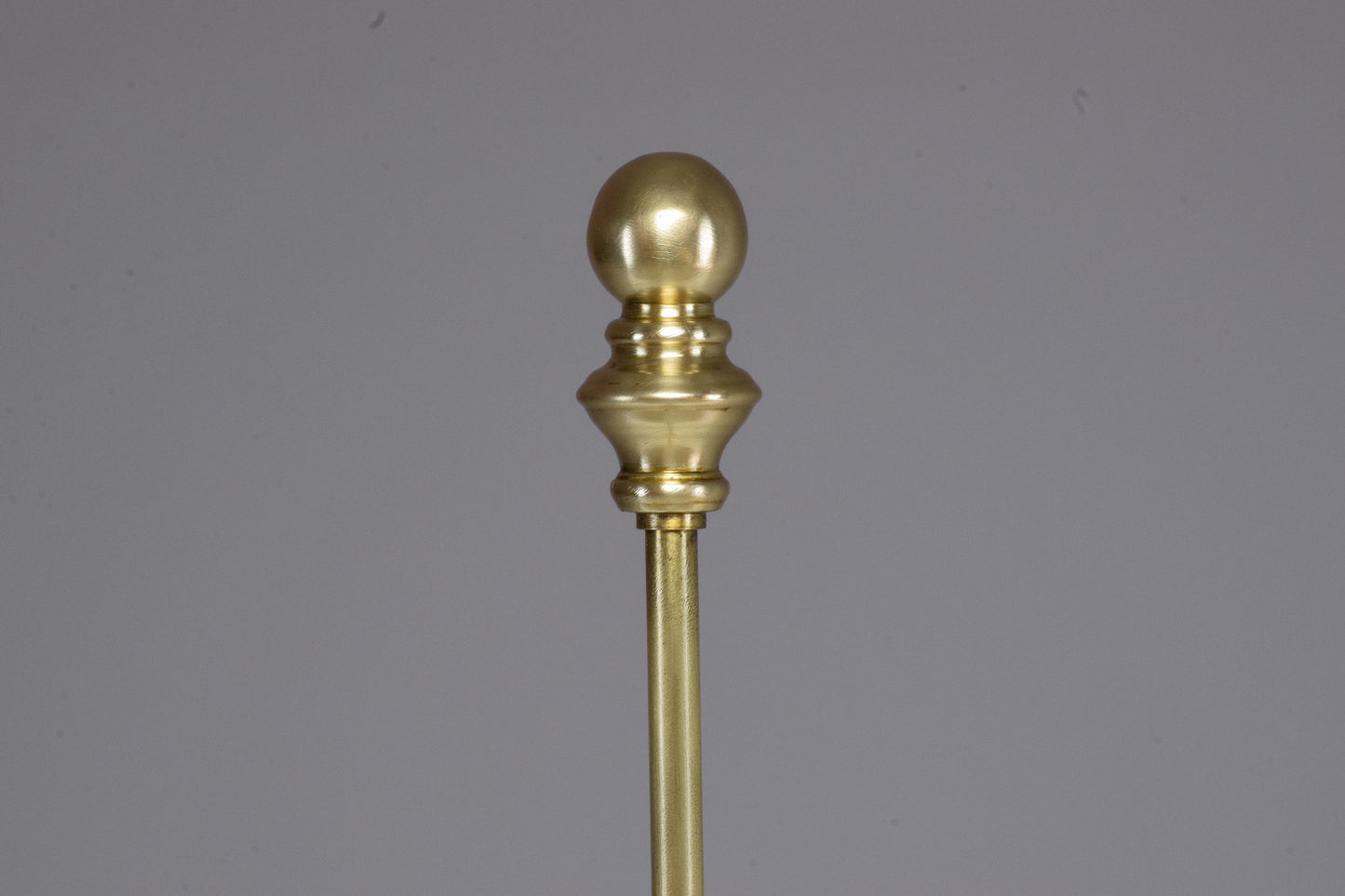 Vintage Three-Light Brass Glass Table Lamp - Spirit Gallery 