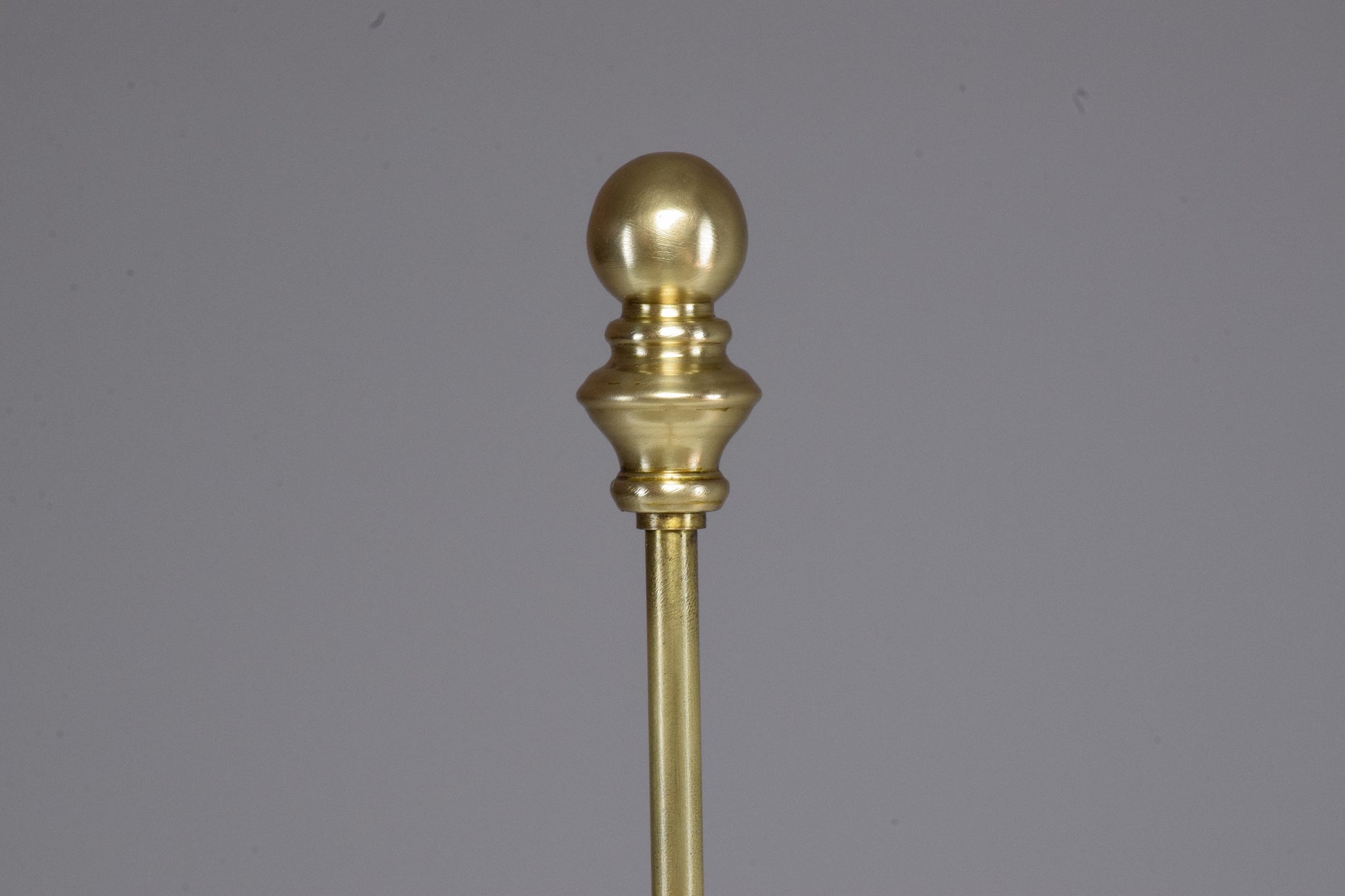 Vintage Three-Light Brass Glass Table Lamp - Spirit Gallery 