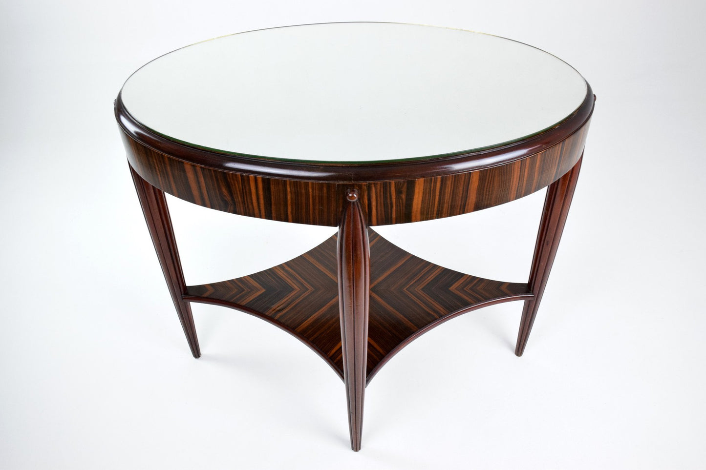 Zebrano Veneered Console Table, France, 1930's - Spirit Gallery 