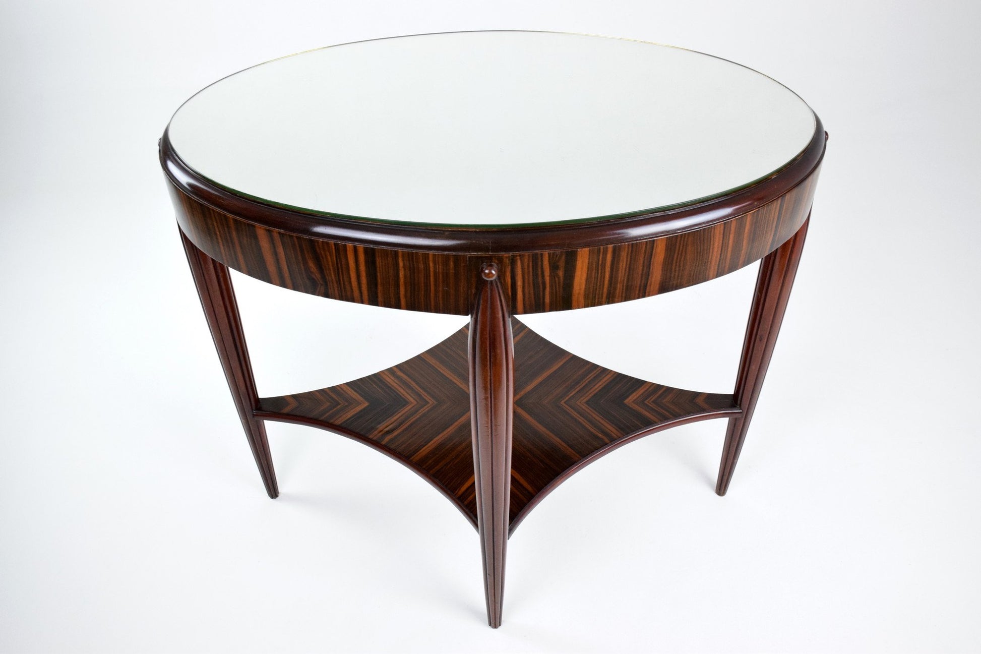 Zebrano Veneered Console Table, France, 1930's - Spirit Gallery 