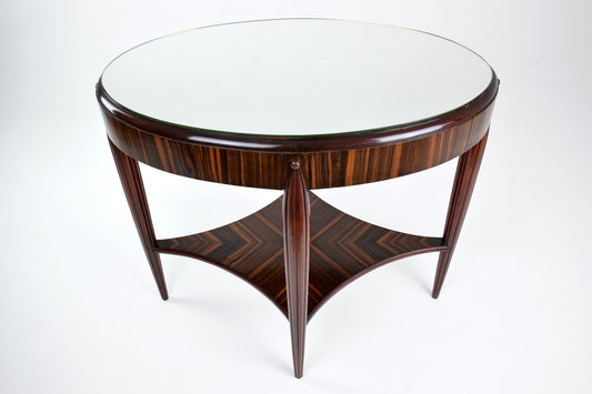 Zebrano Veneered Console Table, France, 1930's - Spirit Gallery 