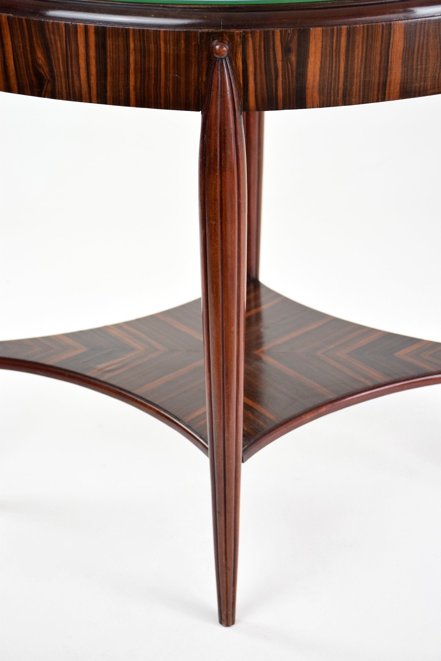 Zebrano Veneered Console Table, France, 1930's - Spirit Gallery 