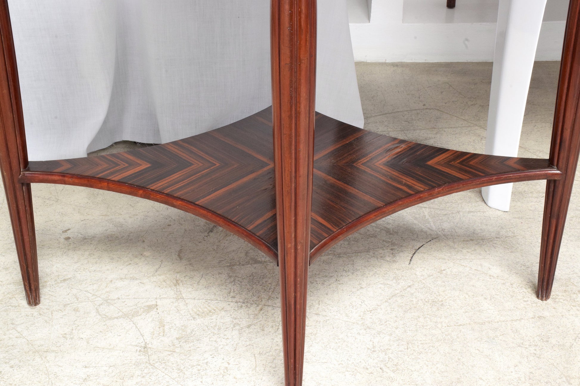 Zebrano Veneered Console Table, France, 1930's - Spirit Gallery 