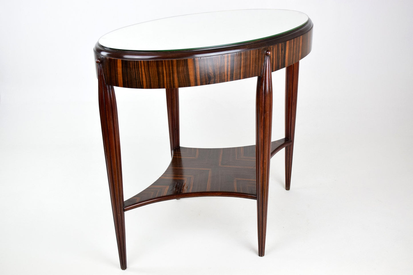 Zebrano Veneered Console Table, France, 1930's - Spirit Gallery 